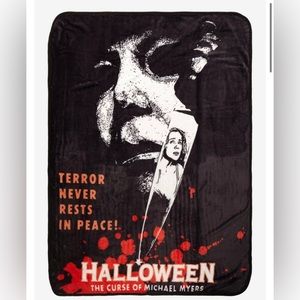 Halloween: The Curse of Michael Myers Knife Throw Blanket 45" x 60" BIOWORLD NEW